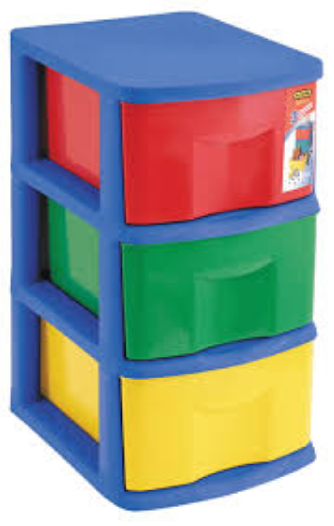 ADDIS 3 KIDDIES DRAWER STORAGE UNIT 9864ASS